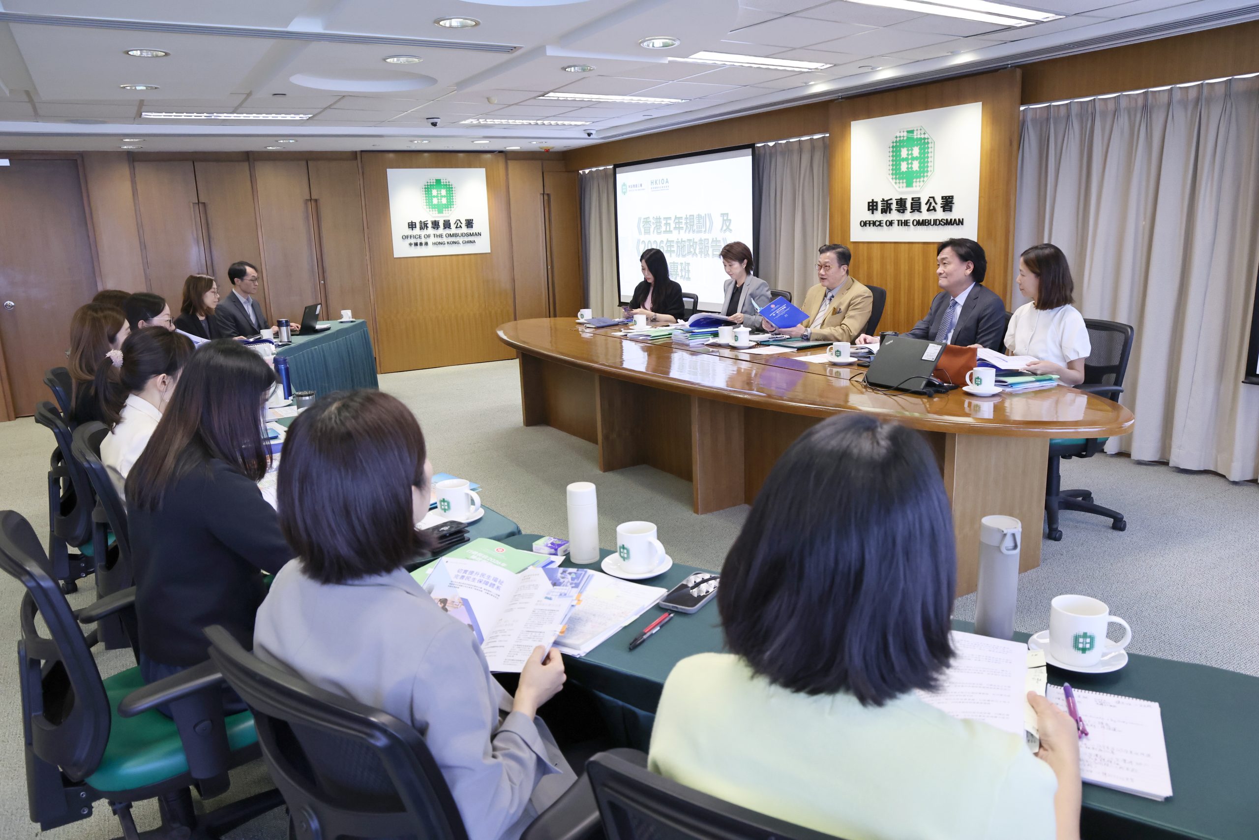公署組成專班探討未來工作方向  全力支持及配合特區政府首個五